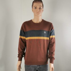 Pull Benson and cherry marron moutarde gris neuf