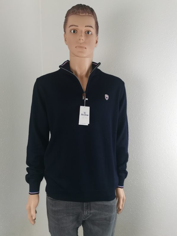 Pull Aristow col camionneur bleu neuf