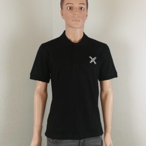 Polo kenzo noir logo blanc neuf