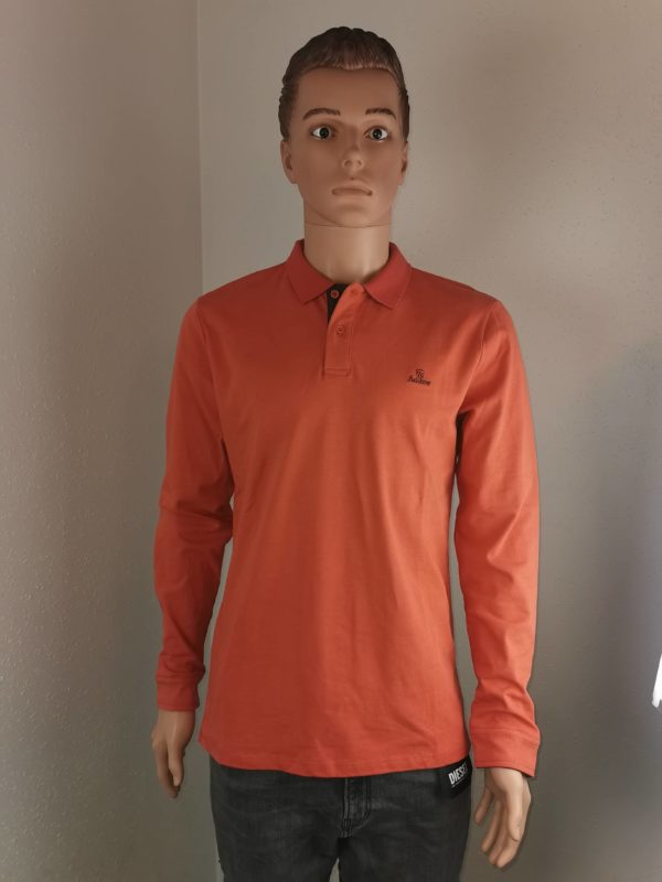 Polo Aristow manche longue orange neuf