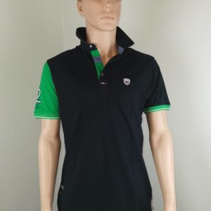Polo élite sport Aristow bleu vert neuf