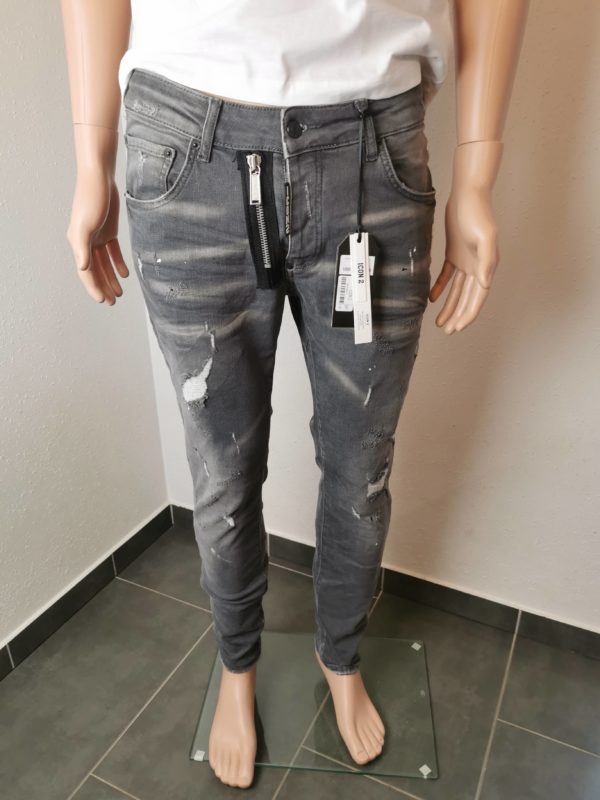 pantalon jean Icon 2 gris neuf