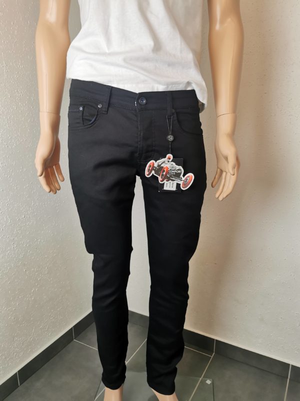 Pantalon jeans Benson and cherry noir bleu neuf