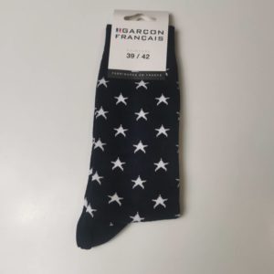 Chaussette Garçon Français Etoile bleu neuf