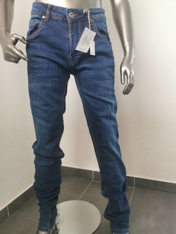 Pantalon Losan casual denim bleu neuf