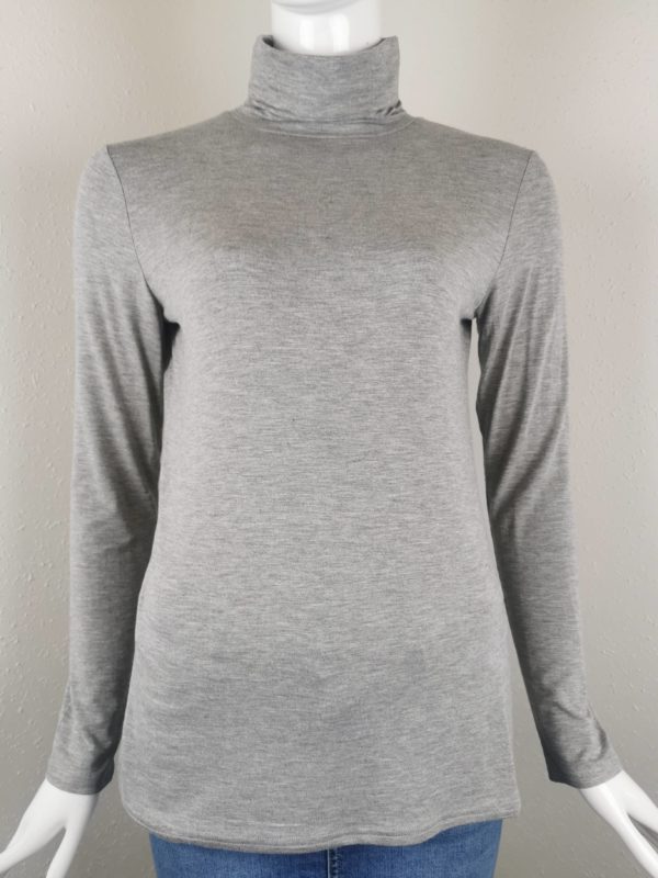 Sous pull Veti style Paris gris clair neuf