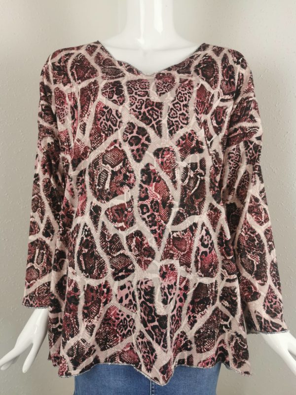 Pull fin Piment rouge France neuf