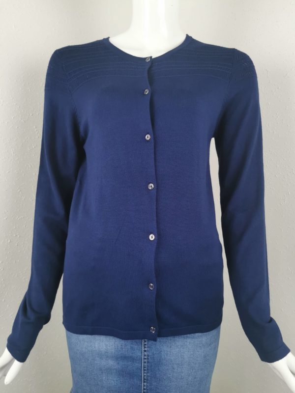 Gilet bleu G&B Giorgio Barbara Paris neuf