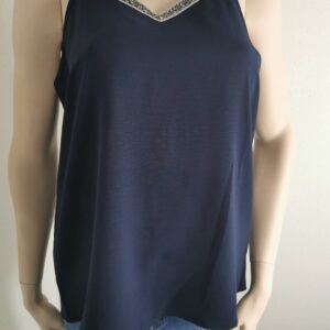 Top bretelles M&G bleu neuf