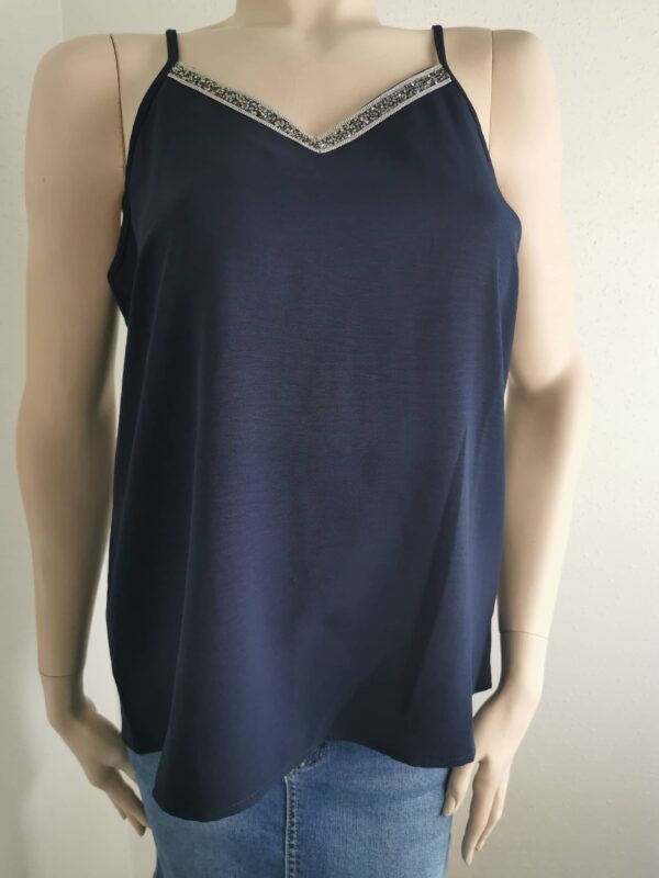 Top bretelles M&G bleu neuf